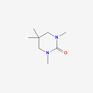molecular formula C8H16N2O B12685842 Tetrahydro-1,3,5,5-tetramethyl-1H-pyrimidin-2-one CAS No. 30879-82-4