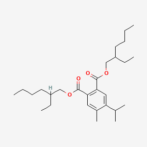 molecular formula C28H46O4 B12685858 Bis(2-ethylhexyl) 4-(isopropyl)-5-methylphthalate CAS No. 85409-66-1