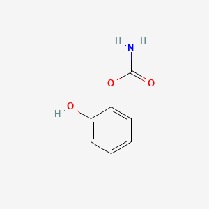 molecular formula C7H7NO3 B12685877 o-Hydroxyphenyl carbamate CAS No. 35580-87-1