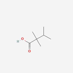 molecular formula C7H14O2 B1268588 2,2,3-Trimethylbutyric acid CAS No. 49714-52-5