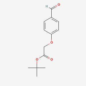 molecular formula C13H16O4 B1268591 Tert-butyl 2-(4-formylphenoxy)acetate CAS No. 276884-77-6