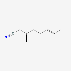 molecular formula C10H17N B12685926 Levocitrile CAS No. 35931-93-2