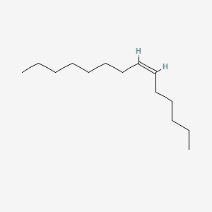 molecular formula C14H28 B12685950 cis-6-Tetradecene CAS No. 41446-61-1