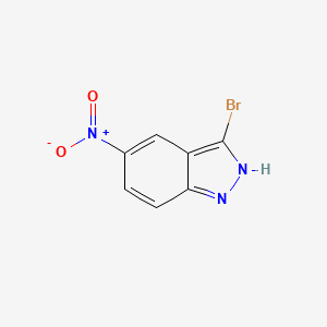 molecular formula C7H4BrN3O2 B1268603 3-bromo-5-nitro-1H-indazole CAS No. 67400-25-3
