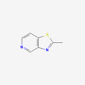 molecular formula C7H6N2S B1268604 2-Methylthiazolo[4,5-c]pyridine CAS No. 89786-57-2