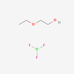 molecular formula C4H10BF3O2 B12686105 Boron, (2-(ethoxy-kappaO)ethanolato-kappaO)difluoro-, (T-4)- CAS No. 4084-36-0