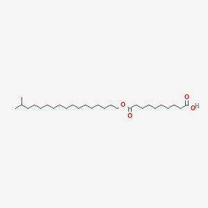 molecular formula C28H54O4 B12686118 Isostearyl sebacate CAS No. 478273-24-4