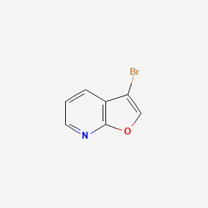molecular formula C7H4BrNO B1268614 3-溴呋喃[2,3-b]吡啶 CAS No. 92404-58-5