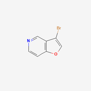 molecular formula C7H4BrNO B1268615 3-溴呋喃并[3,2-c]吡啶 CAS No. 92404-70-1