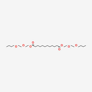 molecular formula C28H54O8 B12686159 Bis(2-(2-butoxyethoxy)ethyl) dodecanedioate CAS No. 85284-11-3