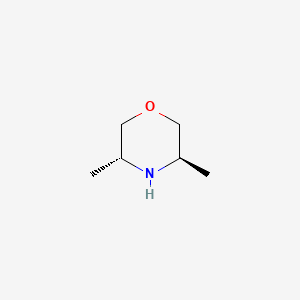 molecular formula C6H13NO B1268617 (3R,5R)-3,5-dimethylmorpholine CAS No. 591779-91-8
