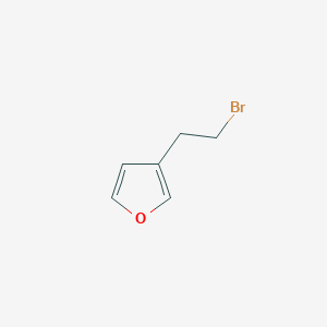 molecular formula C6H7BrO B1268619 3-(2-Bromoethyl)furan CAS No. 98126-46-6