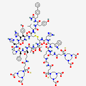 molecular formula C157H204Ga3N37O43S2 B12686268 Gallium Ga 68 nodaga-CBP8 CAS No. 1846556-19-1