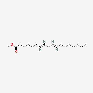 molecular formula C19H34O2 B12686291 7,10-Octadecadienoic acid, methyl ester CAS No. 56554-24-6
