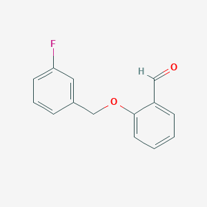 2-[(3-Fluorobenzyl)oxy]benzaldehyde