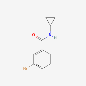 molecular formula C10H10BrNO B1268646 3-bromo-N-cyclopropylbenzamide CAS No. 337535-74-7