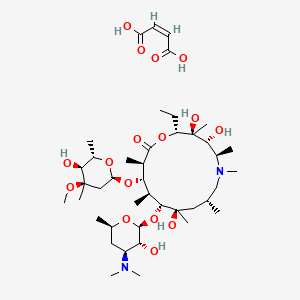 molecular formula C42H76N2O16 B12686472 Azithromycin maleate CAS No. 1152441-85-4