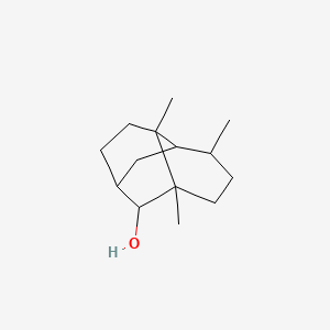 molecular formula C14H24O B12686543 Decahydro-2,4a,8a-trimethyl-1,6-methanonaphthalen-5-ol CAS No. 94132-59-9