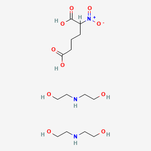 molecular formula C14H31N3O10 B12686629 Einecs 307-136-2 CAS No. 97552-84-6