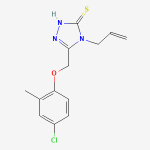 4-allyl-5-[(4-chloro-2-methylphenoxy)methyl]-4H-1,2,4-triazole-3-thiol