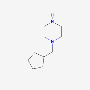 molecular formula C10H20N2 B1268696 1-(Cyclopentylmethyl)piperazine CAS No. 82500-22-9