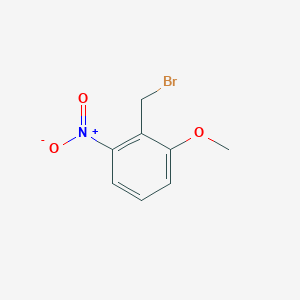 molecular formula C8H8BrNO3 B012687 2-(溴甲基)-1-甲氧基-3-硝基苯 CAS No. 19689-86-2