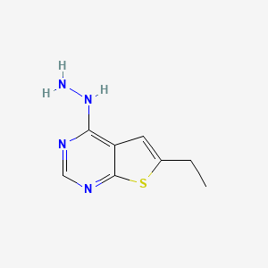 6-Ethyl-4-hydrazinothieno[2,3-d]pyrimidine