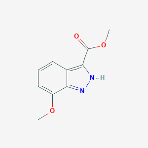 molecular formula C10H10N2O3 B126872 Methyl 7-methoxy-1H-indazole-3-carboxylate CAS No. 885278-95-5