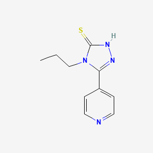 4-propyl-5-pyridin-4-yl-4H-1,2,4-triazole-3-thiol