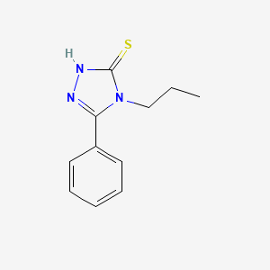 molecular formula C11H13N3S B1268724 5-phenyl-4-propyl-4H-1,2,4-triazole-3-thiol CAS No. 26029-08-3