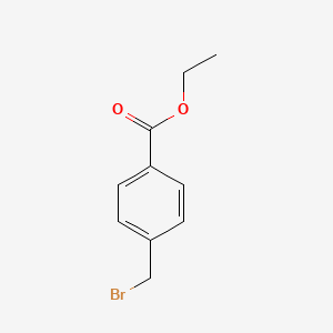 molecular formula C10H11BrO2 B1268730 Ethyl 4-(bromomethyl)benzoate CAS No. 26496-94-6