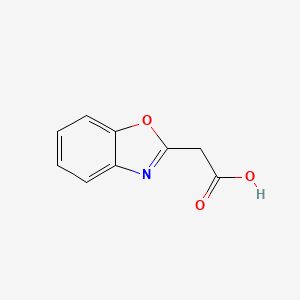 molecular formula C9H7NO3 B1268731 2-(Benzo[d]oxazol-2-yl)acetic acid CAS No. 78756-98-6