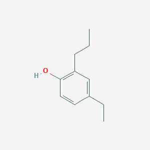 molecular formula C11H16O B12687318 4-Ethyl-2-propylphenol CAS No. 1141348-72-2