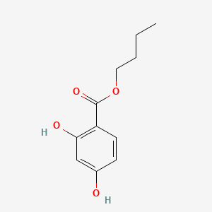 molecular formula C11H14O4 B12687399 Butyl 2,4-dihydroxybenzoate CAS No. 37622-42-7