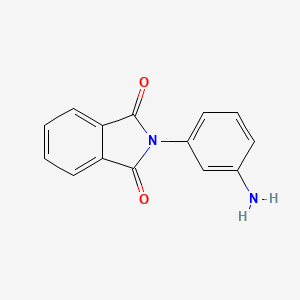 molecular formula C14H10N2O2 B1268748 2-(3-aminophenyl)-2,3-dihydro-1H-isoindole-1,3-dione CAS No. 32338-22-0