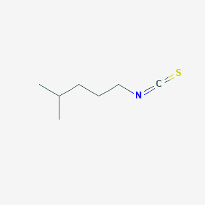 molecular formula C7H13NS B12687571 1-Isothiocyanato-4-methylpentane CAS No. 17608-07-0