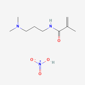molecular formula C9H19N3O4 B12687597 N-(3-(Dimethylamino)propyl)methacrylamide mononitrate CAS No. 93858-47-0