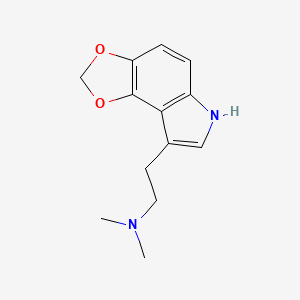 molecular formula C13H16N2O2 B12687651 4,5-Mdo-dmt CAS No. 81249-30-1