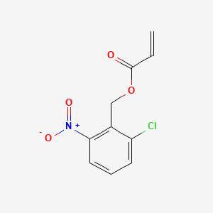 molecular formula C10H8ClNO4 B12687690 (2-Chloro-6-nitrophenyl)methyl acrylate CAS No. 84029-89-0