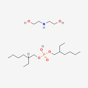 molecular formula C20H46NO6P B12687810 Einecs 301-598-9 CAS No. 68649-38-7