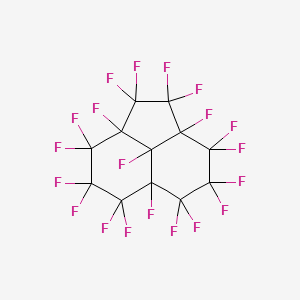 molecular formula C12F20 B12687936 Acenaphthylene, eicosafluorododecahydro- CAS No. 307-07-3