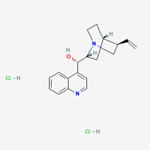 molecular formula C19H24Cl2N2O B12687958 Cinchonine dihydrochloride CAS No. 524-55-0
