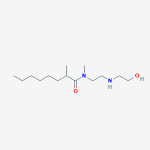 molecular formula C14H30N2O2 B12688024 N-(2-((2-Hydroxyethyl)amino)ethyl)dimethyloctanamide CAS No. 94031-04-6