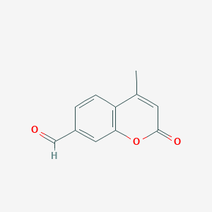molecular formula C11H8O3 B1268809 4-Methyl-2-oxo-2H-chromene-7-carbaldehyde CAS No. 53183-53-2
