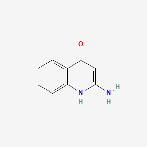 molecular formula C9H8N2O B1268810 4-Quinolinol, 2-amino- CAS No. 42712-64-1