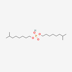 molecular formula C18H39O4P B12688174 Diisononyl phosphate CAS No. 27253-58-3
