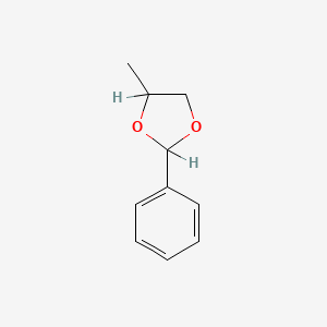 molecular formula C10H12O2 B1268819 4-Methyl-2-phenyl-1,3-dioxolane CAS No. 2568-25-4