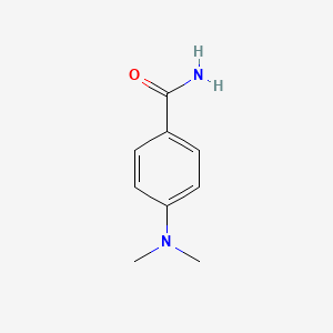 molecular formula C9H12N2O B1268822 4-(二甲氨基)苯甲酰胺 CAS No. 6083-47-2