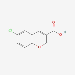 molecular formula C10H7ClO3 B1268823 6-Chloro-2H-chromene-3-carboxylic acid CAS No. 83823-06-7