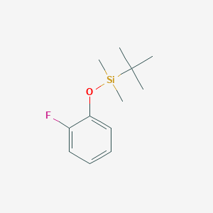 molecular formula C12H19FOSi B1268824 tert-Butyl(2-fluorophenoxy)dimethylsilane 